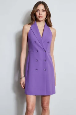 Elie Tahari Sleeveless Double Breasted Blazer Dress- Dresses & Jumpsuits|Sleeveless Dresses