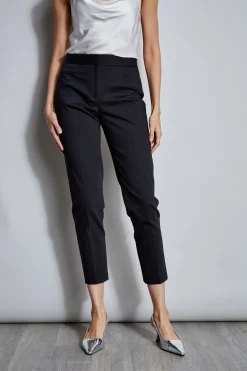 Elie Tahari Slim Cotton Pocket Pant- Bottoms
