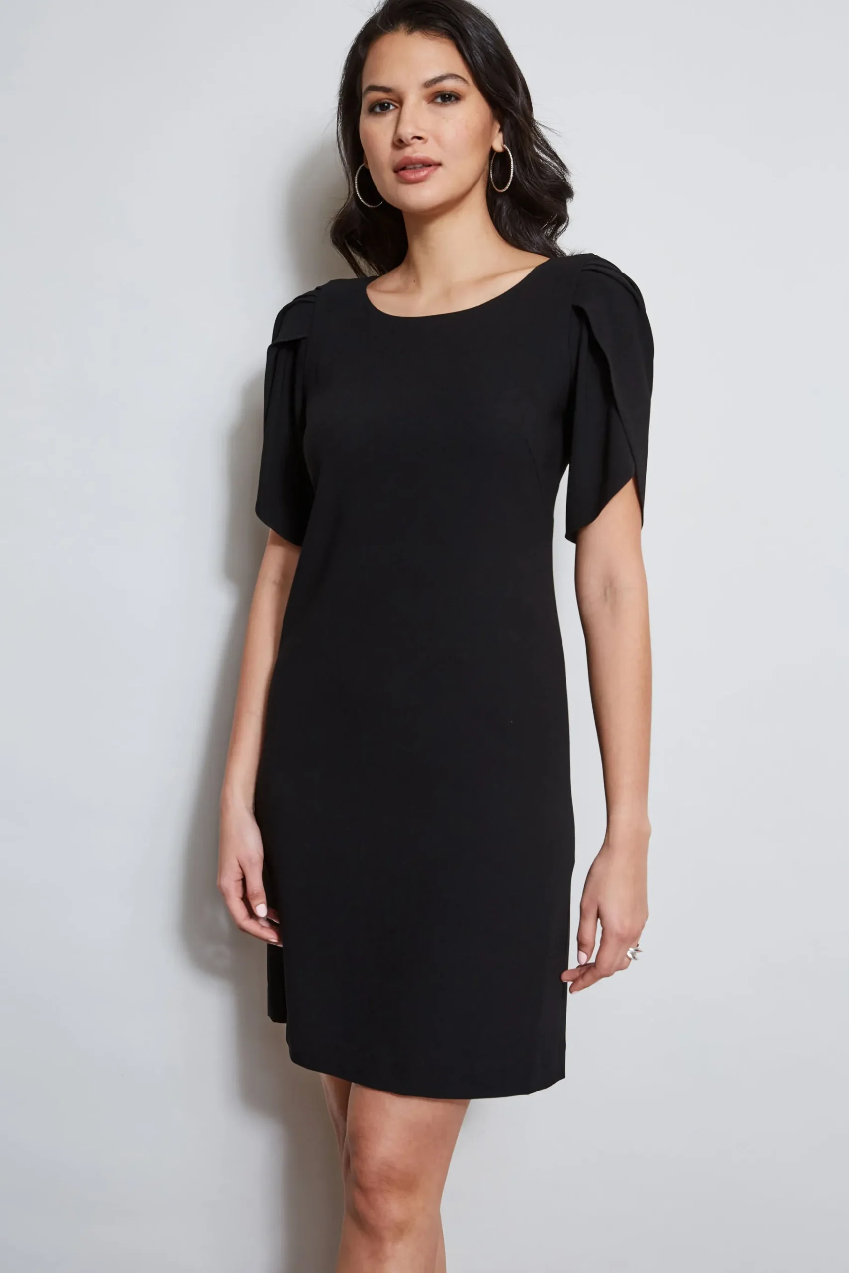 Elie Tahari Slit Sleeve Dress- Dresses & Jumpsuits|Short Sleeve Dresses