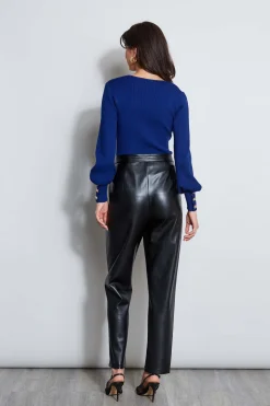 Elie Tahari Square Neck Sweater- Tops & Sweaters