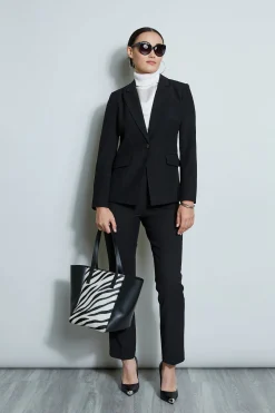 Elie Tahari Straight Leg Pant- Bottoms