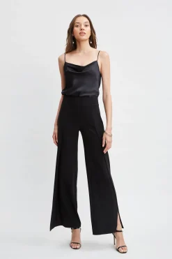 Elie Tahari Stretch Silk Satin Cami- Tops & Sweaters|Suiting