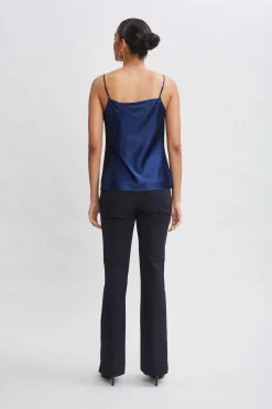 Elie Tahari Stretch Silk Satin Cami- Tops & Sweaters