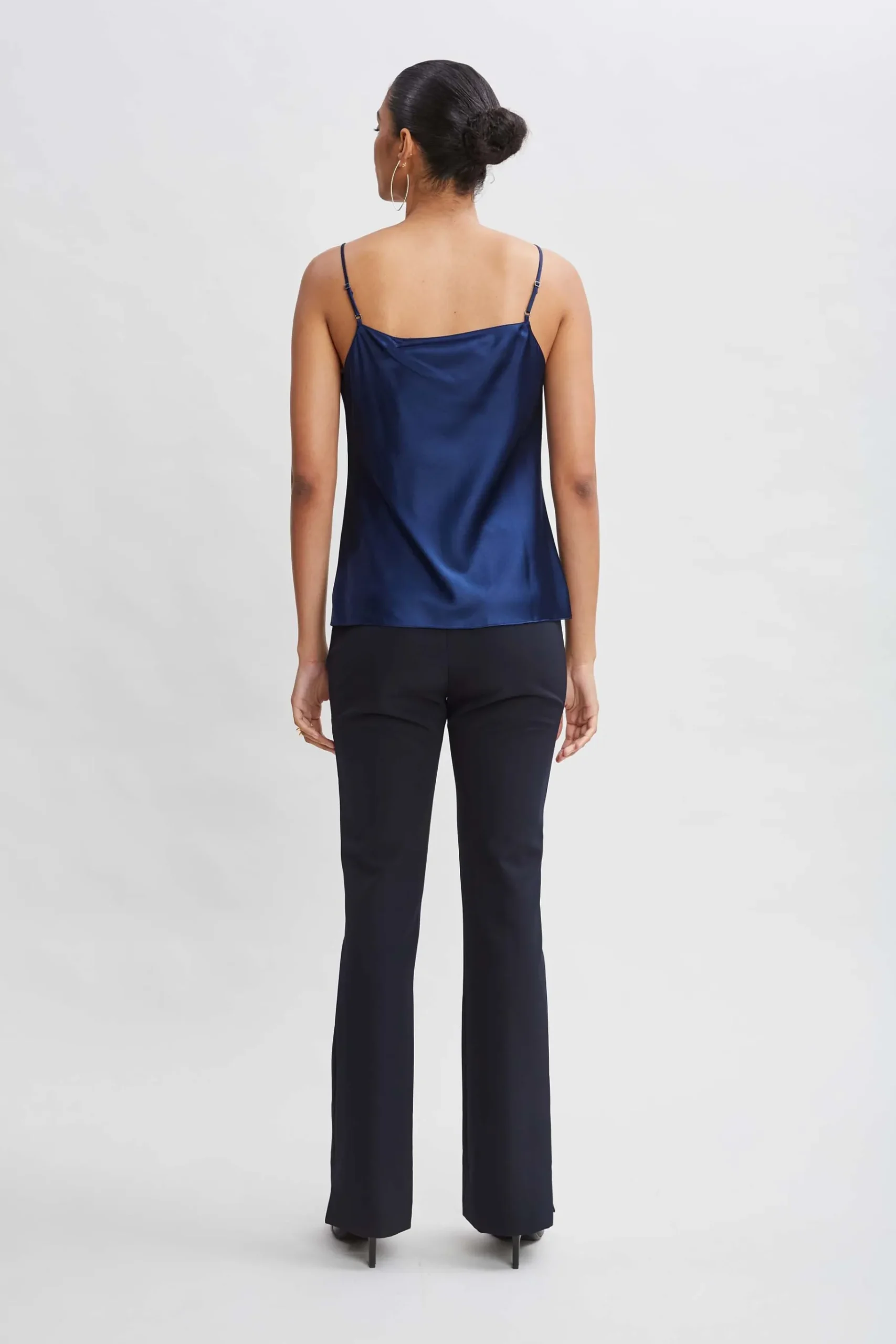 Elie Tahari Stretch Silk Satin Cami- Tops & Sweaters