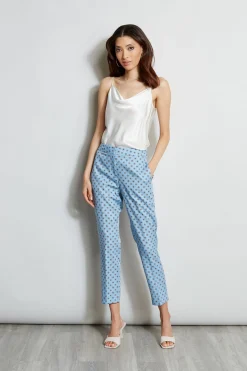 Elie Tahari Sun Print Pant- Bottoms