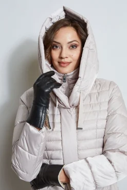 Elie Tahari Tahari Double Layer Long Puffer Coat- Coats