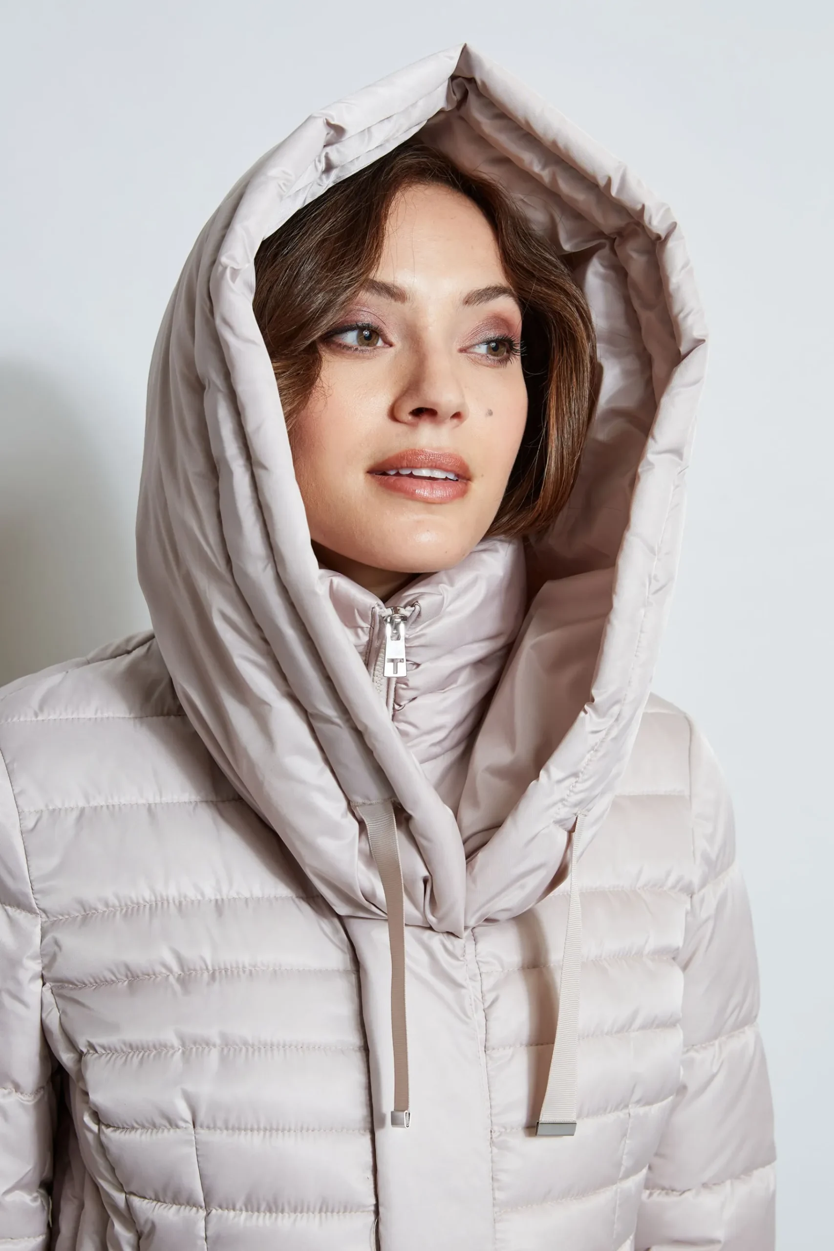 Elie Tahari Tahari Double Layer Long Puffer Coat- Coats