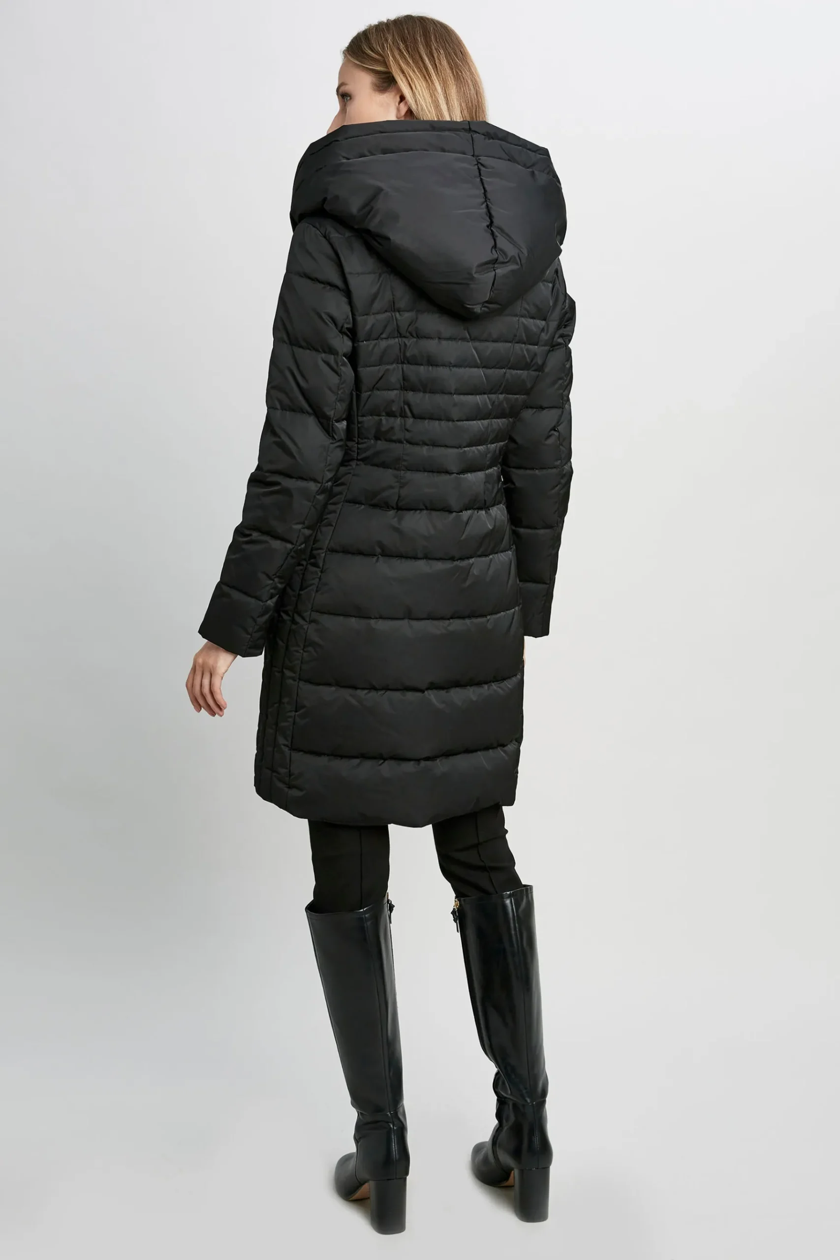 Elie Tahari Tahari Double Layer Long Puffer Coat- Coats