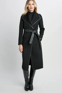 Elie Tahari Tahari Juliette Double Face Wool Coat- Coats