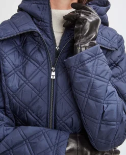 Elie Tahari Tahari Quilted Puffer Coat- Coats