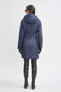 Elie Tahari Tahari Quilted Puffer Coat- Coats