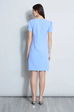 Elie Tahari Tulip Ring Shift Dress- Dresses & Jumpsuits|Short Sleeve Dresses