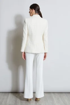 Elie Tahari Tweed Double Breasted Blazer- Jackets & Blazers