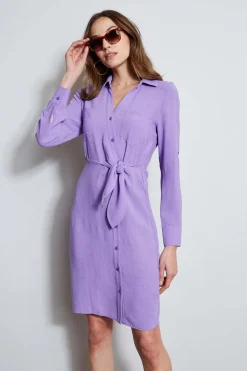 Elie Tahari Utility Tie Shirt Dress- Dresses & Jumpsuits