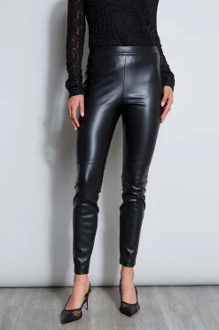 Elie Tahari Vegan Leather Legging- Bottoms