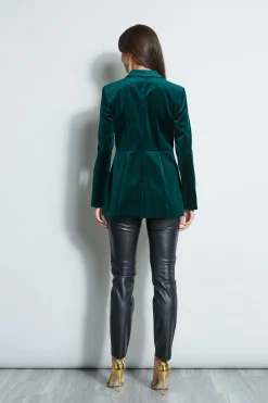 Elie Tahari Velvet Blazer- Jackets & Blazers