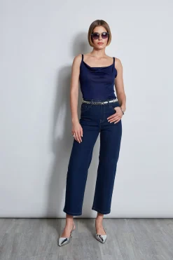Elie Tahari Wide Leg Jean- Bottoms
