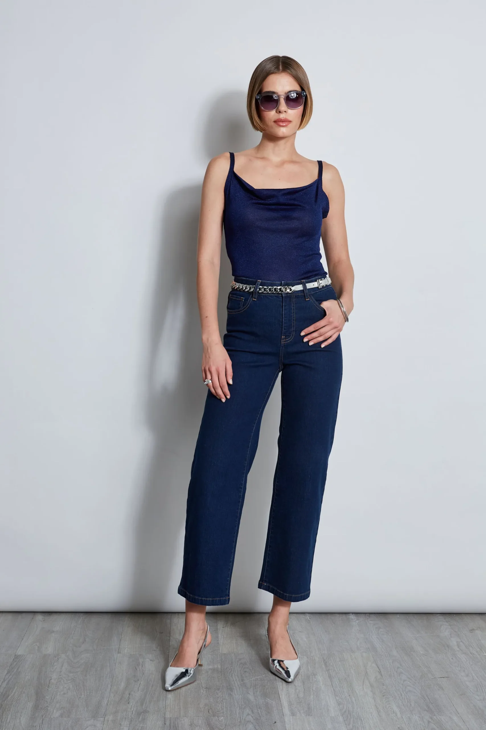 Elie Tahari Wide Leg Jean- Bottoms