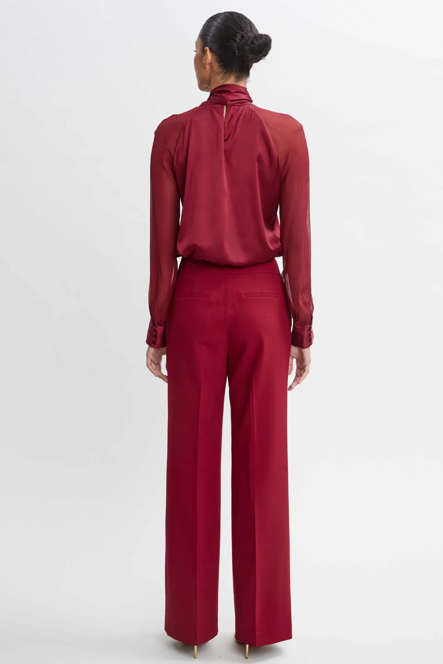 Elie Tahari Wide Leg Pant- Bottoms|Suiting
