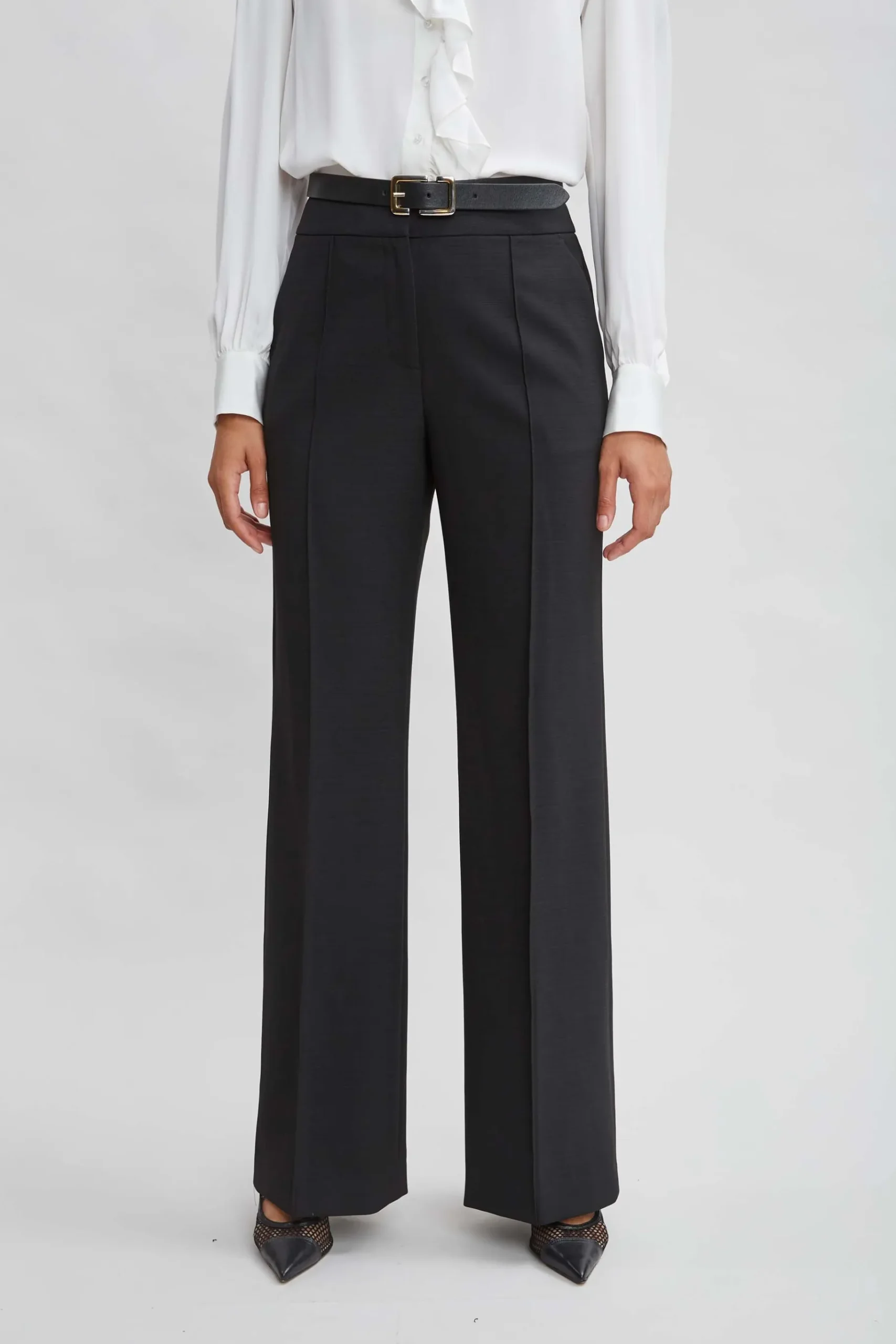 Elie Tahari Wide Leg Pant- Bottoms|Suiting