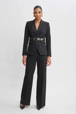 Elie Tahari Wide Leg Pant- Bottoms|Suiting