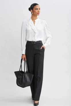 Elie Tahari Wide Leg Pant- Bottoms|Suiting