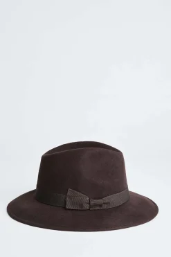 Elie Tahari Wool Fedora Hat- Fragrance|Gloves