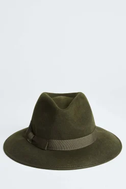 Elie Tahari Wool Fedora Hat- Fragrance|Gloves