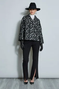 Elie Tahari Wool Jacquard Jacket- Jackets & Blazers