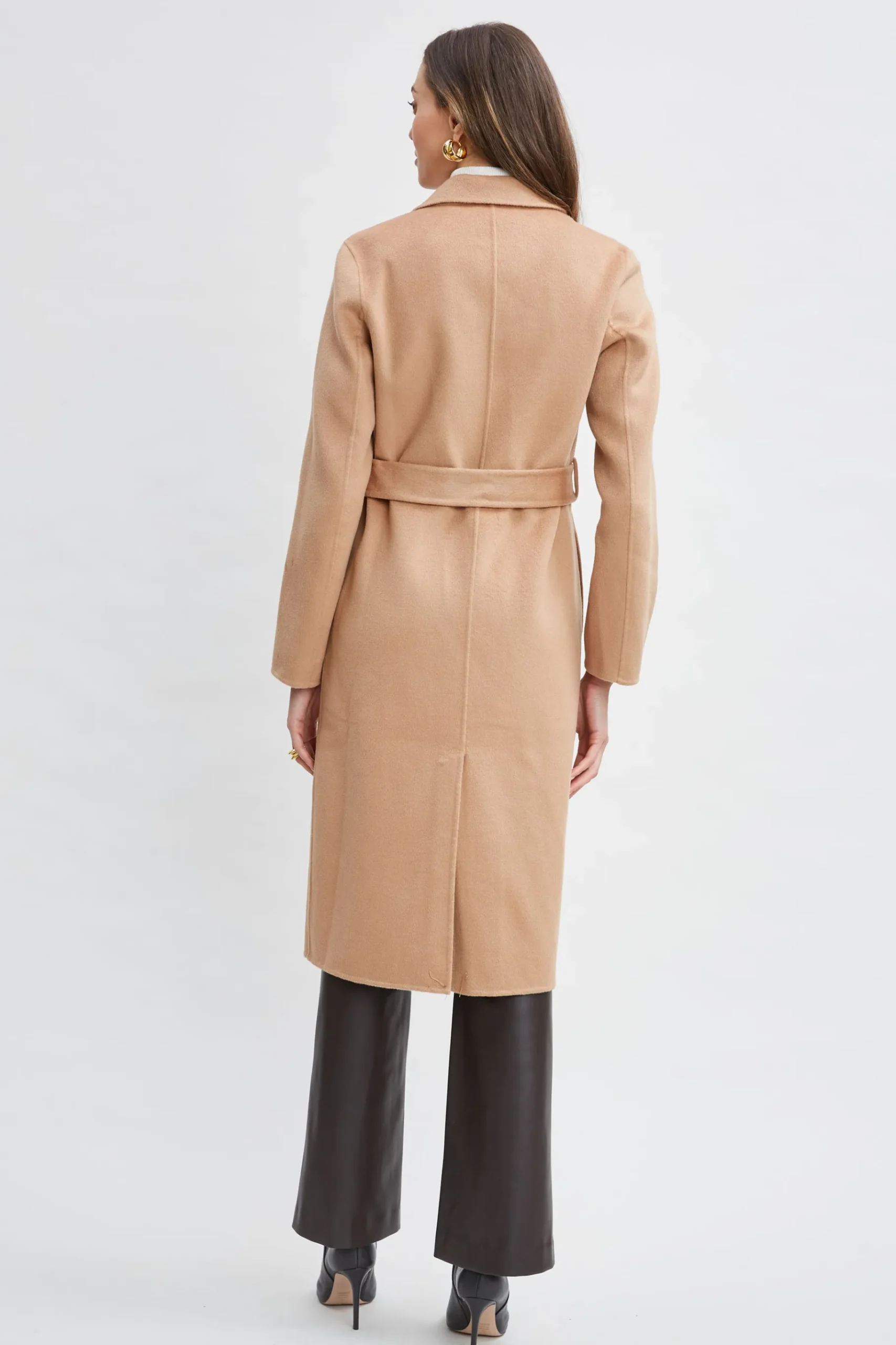 Elie Tahari Wool Wrap Coat- Coats