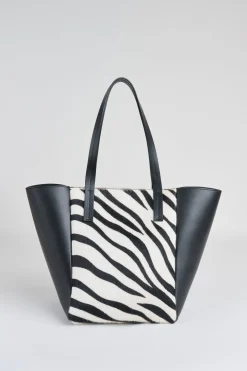 Elie Tahari Zebra Calf Hair Tote- Fragrance|Gloves